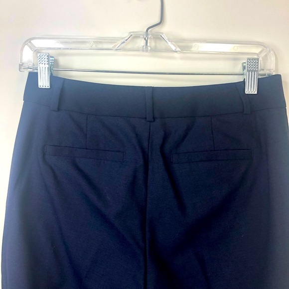 Banana Republic Navy blue  Martin trouser wool blend lined size 0S - Picture 4 of 11